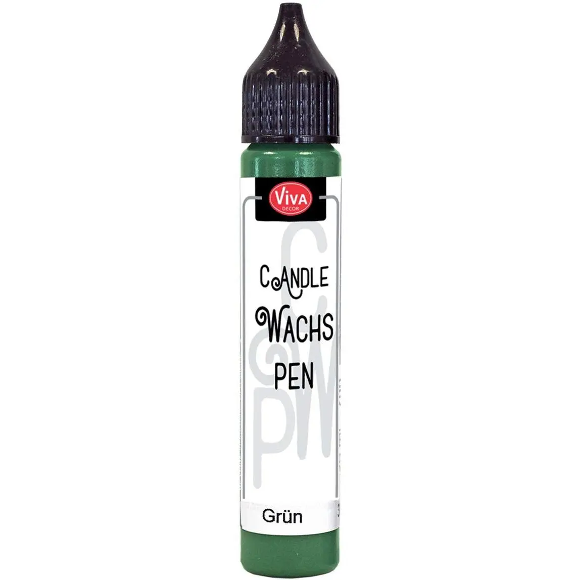 Viva Decor Candle Pen 0.95 FL oz - Green - | Wax Paint for Candles | Candle Wax Pen for Custom Designs | Safe Candle Paint | Ideal for Decorating Candles for Special Occasions | DIY Projects