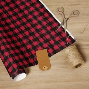 Wrapping paper roll-Buffalo Plaid