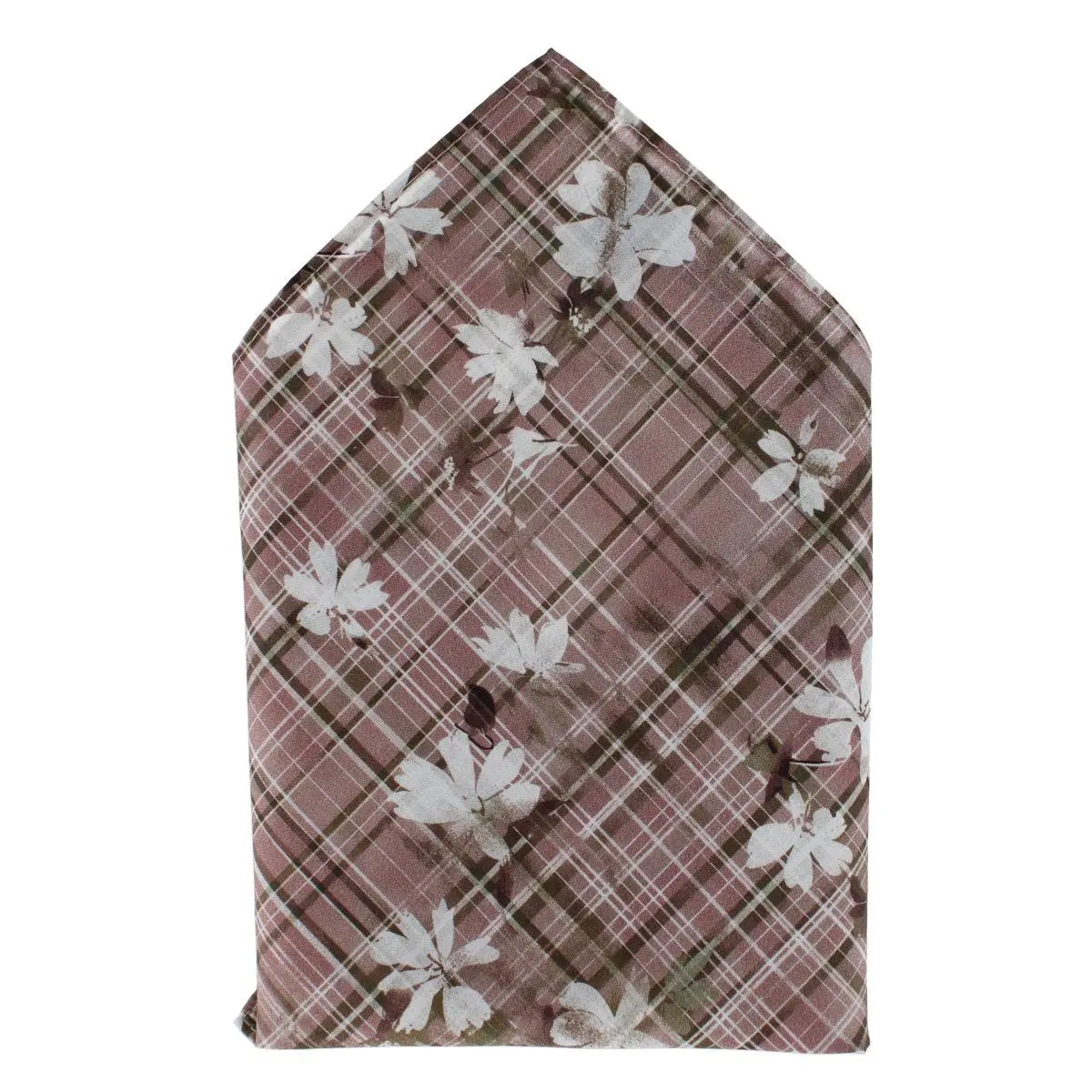Ascentix Tailored Cotton Handkerchief - Elegant, Breathable Floral or Plaid Design Fashion Accessory for Versatile Daily Use, Elegance, Essential, Utility, Male, One Size