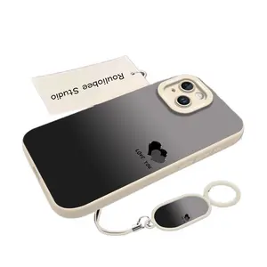 Gradient Heart Apple 16 Pro Max Phone Case iPhone 15 Plus/13 Mini 14/12 Protective Cover