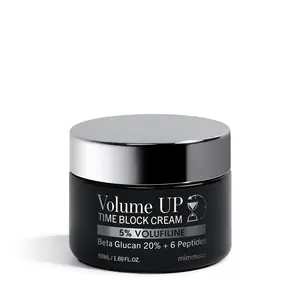 Volufiline Time Block Cream, Volufiline 5%, Beta Glucan 20%, 6 Peptides, Anti-Aging, Wrinkle Minimizing Serum, Korean Skincare, Volufiline Eye Results
