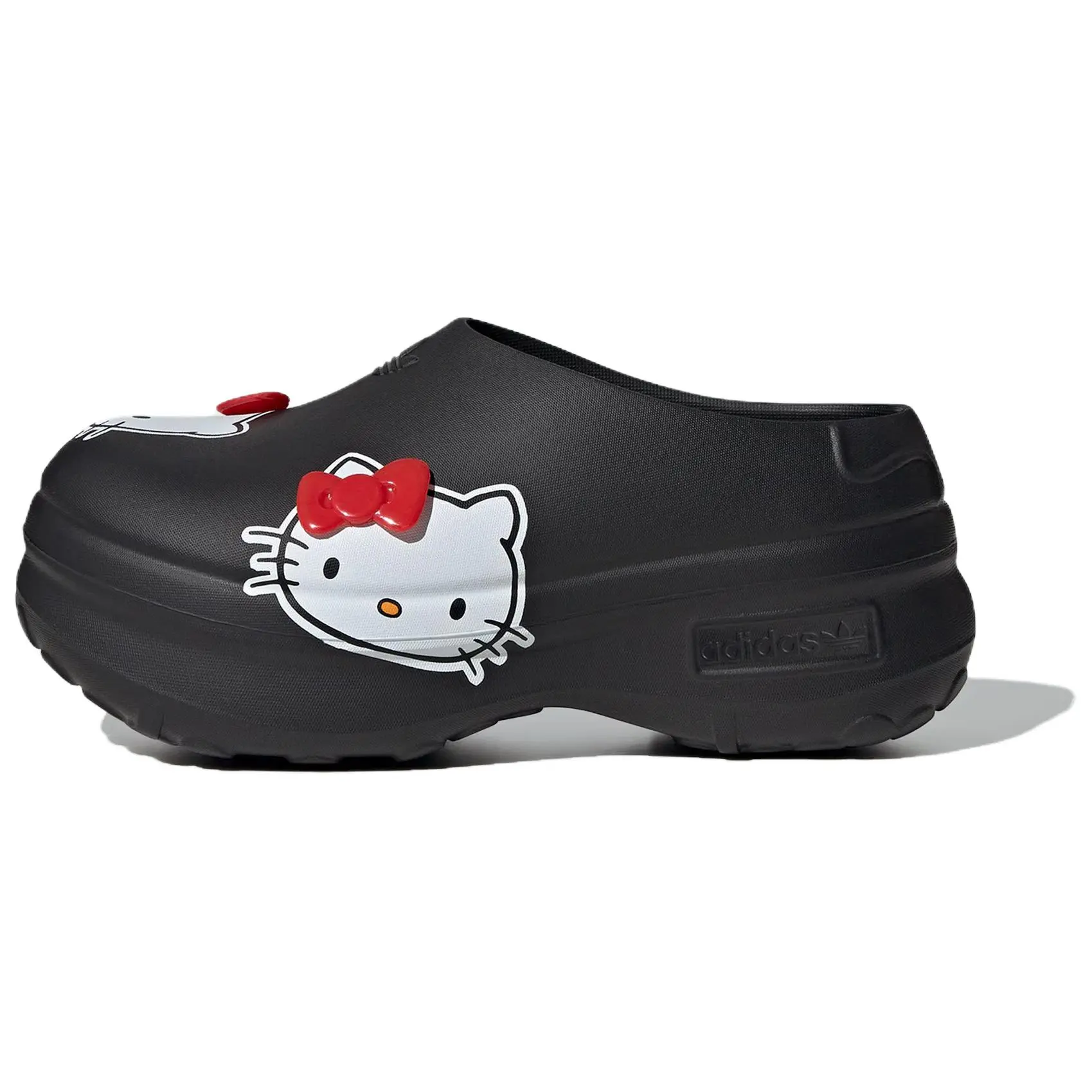 Adidas AdiFOM Stan Smith Mules Hello Kitty Core Black Red Cloud White Classic Comfort Women's IH0280