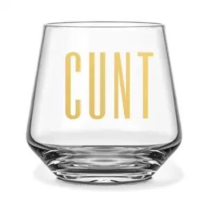 Cunt Wine/ Cocktail Glass