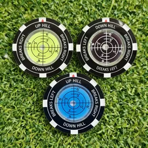 Putt Green Reader Poratble Golf Putting Tool For Golfer Golf Ball Marker High Precision Level Green Reading Aid Golf Accessories