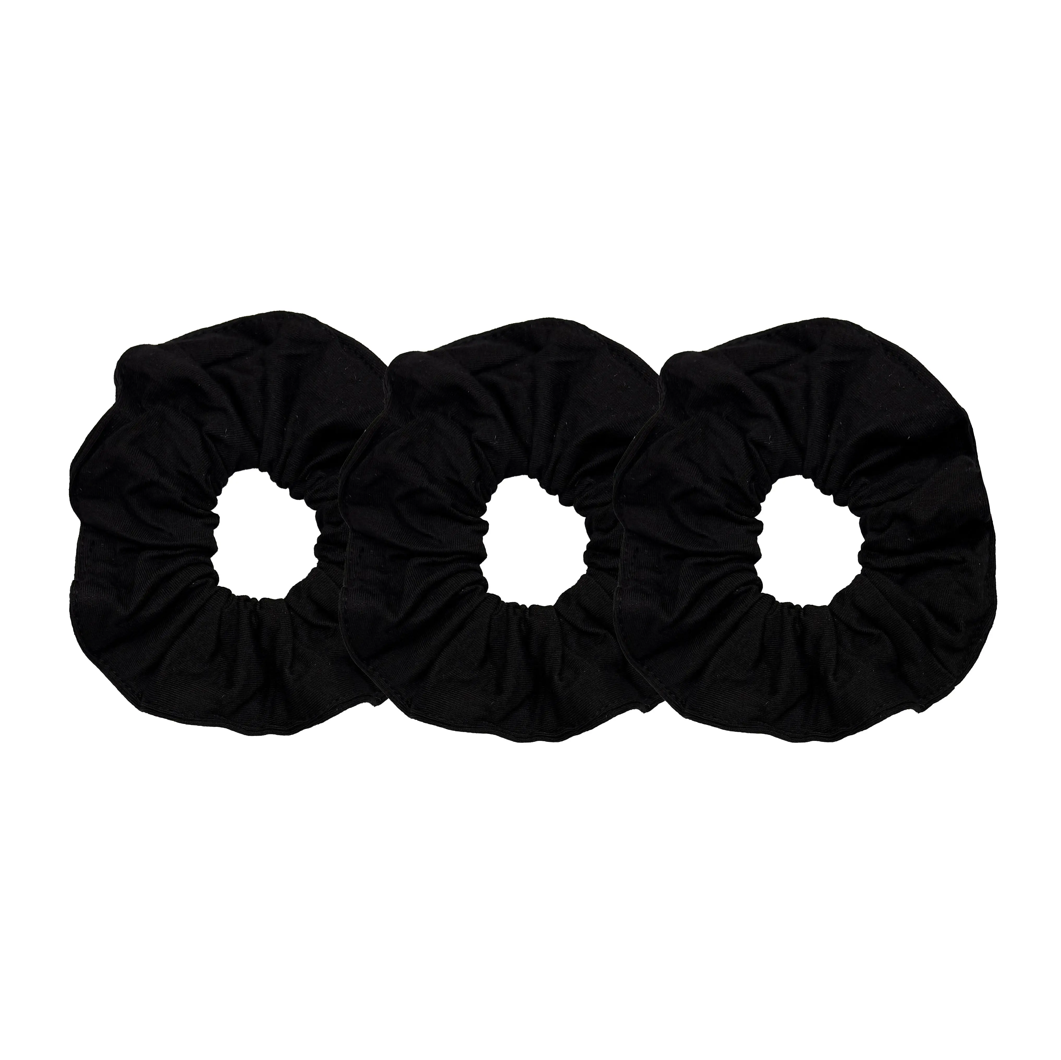 Set of 3 Large 5-inch Cotton Scrunchie