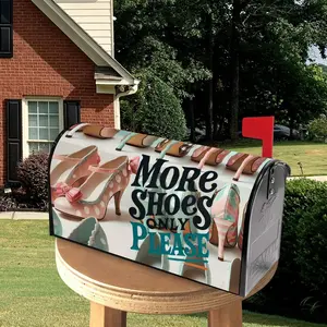 Shoe Lover Gal, Retro Fun And Kitschy Mailbox Cover For Shoe Lovers