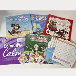 5 Book Color n Chill Collection + 24 Ohuhu Markers + Swatch Cards | Premium Paper