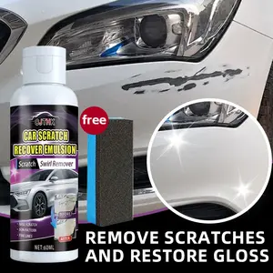 Car Scratch Remover Professional Auto Paint Repair Kit Ultimate Polishing Grinding Compound Effective Auto Swirl Marks Remover  Anti-Scratch Wax