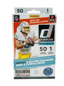 Panini 2021 Donruss NFL Hanger Box - 50 Cards Per Box