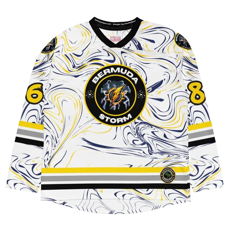 Bermuda Storm Hockey Jersey, Ice Hockey Ambassador Caribbean League Fan Gift
