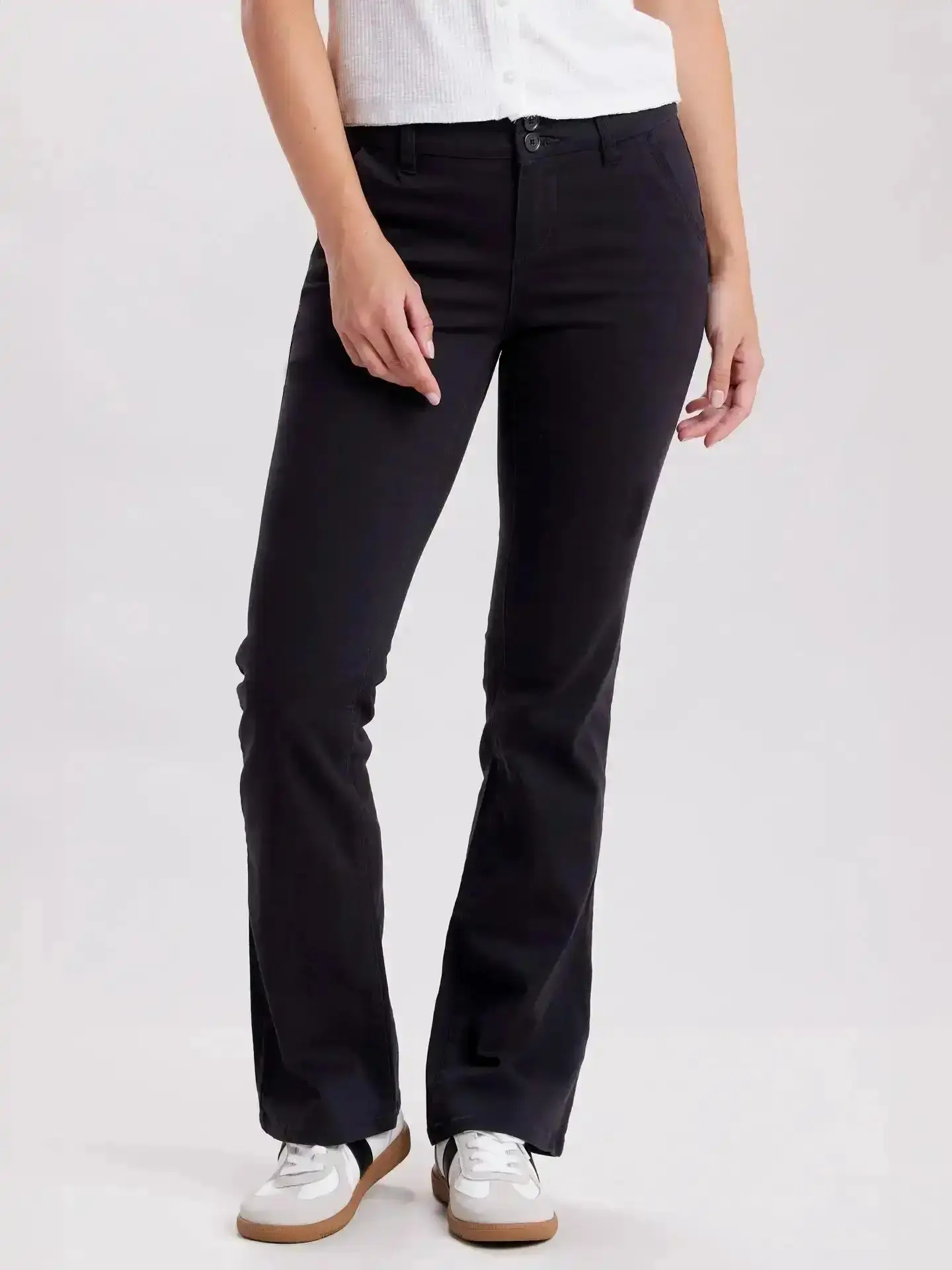 Hayden Women’s Bootcut Uniform Pants Mid-Rise Stretch Cotton Work Trousers Office Casual Wear with Zip Fly, Slant Front & Back Pockets Coat Essential Spring Fall Straight Leg Blouse Chic Style Gift for Her Cocktail Dress