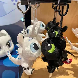 Car mounted Little Flying Dragon key pendant, cartoon dragon pendant, cute keychain for couples,Keychain: How to Train Your Dragon: Toothless