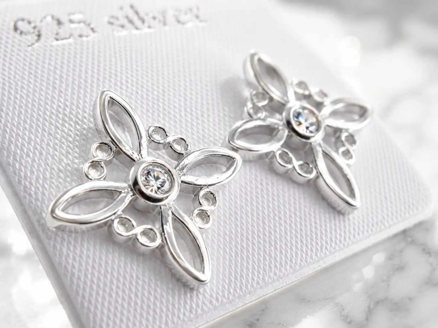 925 Real Silver Stud Earrings - Celtic-Inspired Witch Knot Symbolic Charm Earrings for Jewelry Lovers, 925 Real Silver Earrings
