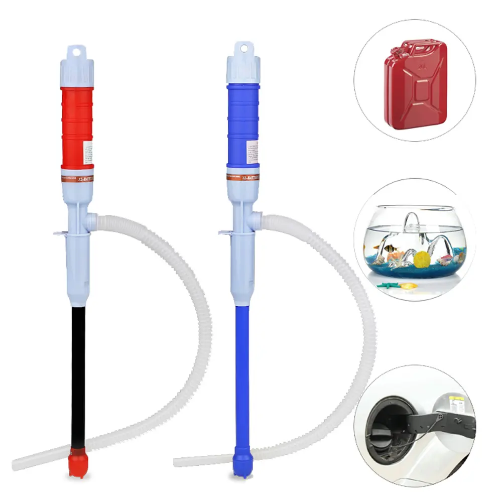 Ancel Portable Battery-Powered Electric Fuel & Water Pump - Gasoline Transfer Pump for Gas, Oil & More with Liquid Hose