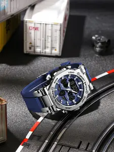 Men's Business Round Dial Analog Quartz Watch, Waterproof Wristwatch, Water Resistant Wristwatch, Watch for Party, Everyday Accessory, Trendy All-match & Exquisite Watch for Birthday Gift with Box, Boxed Watches