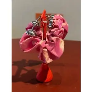 Scrunchie Earrings in Orchid