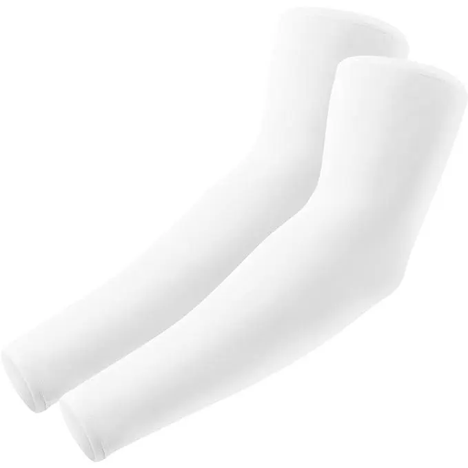 Unisex Plain UV Arm Sleeves - Breathable Compression Arm Cuffs, Lightweight Moisture-Wicking High-Elasticity Nylon Fabric, UV Sun Protection, Comfortable Fit for Athletic Sports & Outdoor Use (Party Gift Option), Breathable Compression Sleeves