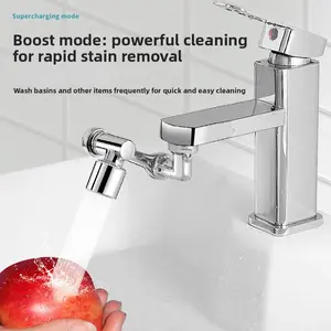 household items360 °   Rotating universal faucet splash-proof device, kitchen extender, mechanical arm faucet extender, water nozzle