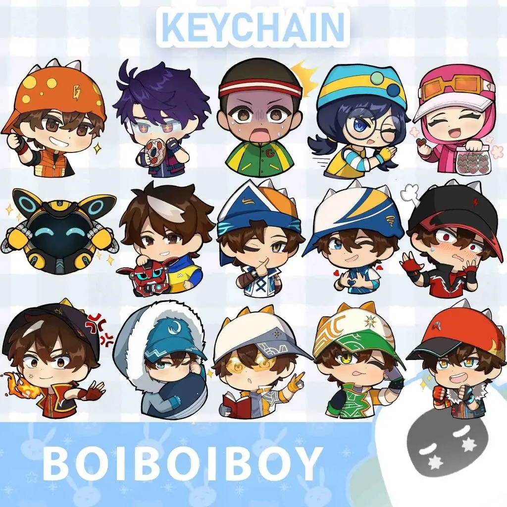 BOBOIBOY Keychain - Unique Keychains for Personal Style, Cute Keychains for Bags and Keys