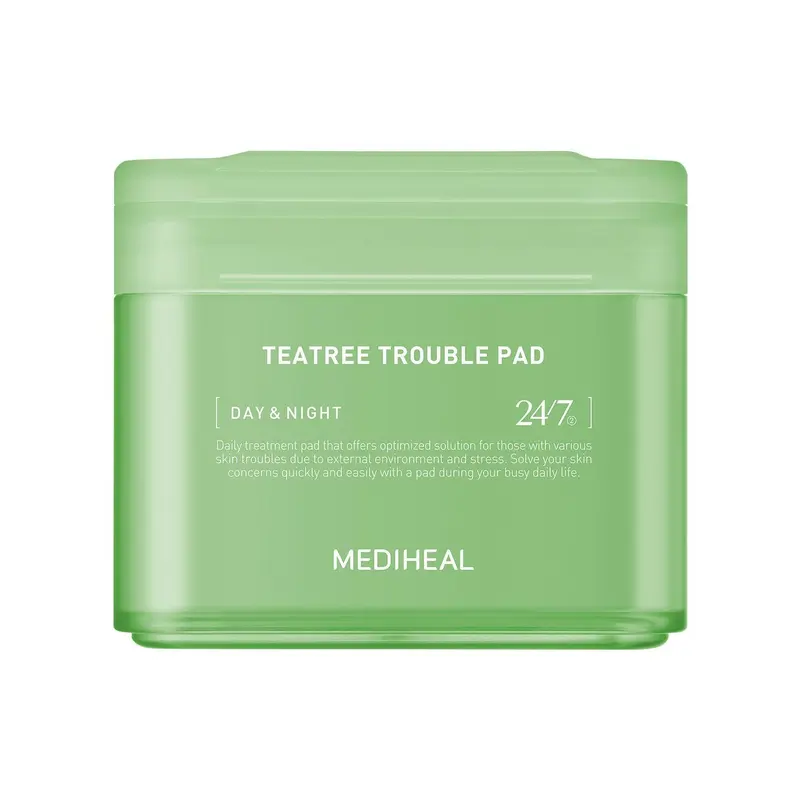 mediheal Teatree Trouble Calming Skincare tonerpad Serum Vegan