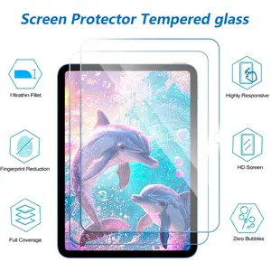 The 2-piece 2.5D design has a smooth feel, with anti scratch and anti fingerprint functions, a thickness of 0.3mm, and a hydrophobic layer. Automatic adsorption suitable for iPad Air13/Pro 13 in 2024/2025