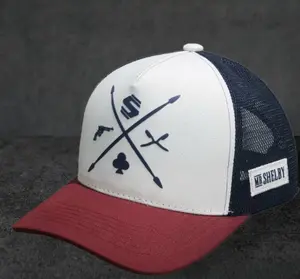 Trucker Hat Snapback Cap Mesh Back Baseball Cap Adjustable Unisex Breathable Outdoor Streetwear Casual Hat Lightweight Summer Cap