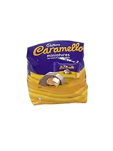 Cadbury Caramello Miniatures Milk Chocolate and Caramel Candy Bars