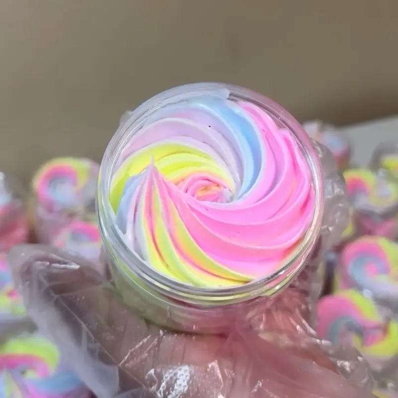 Jupiters Bloom Unicorn Swirl Body Butter For Ultra Moisturization Dry Skin Cosmetic Pink Sugar Vanilla Candy Fragrance Scent Moisturizers Cream Daily