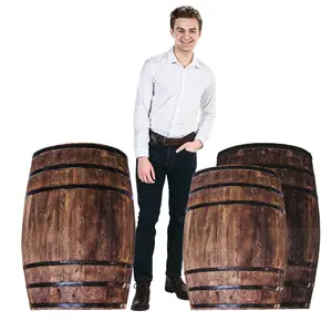 Fun Western Barrel Cardboard Cutout Stand-Ups - 2 Pc. for Parties