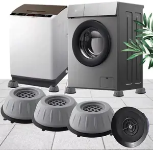 4Pcs Anti Vibration Pads for Washing Machine and Dryer Shock and Noise Cancelling Washing Machine Support Prevent Moving Shaking Walking Universal Size