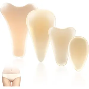 Camel Concealer Silicone Cover & Stopper - Reusable Seamless Insert for Bikini, Swimsuit, Yoga Pants, 4 Multiple Shapes & Sizes