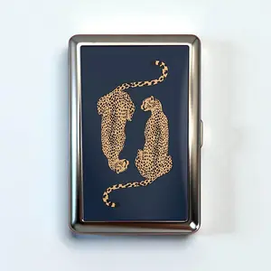 10 Styles Versatile Case - Vintage Card Holder Trinkets Stash Tin Box Metal Wallet Business Card ID Holder