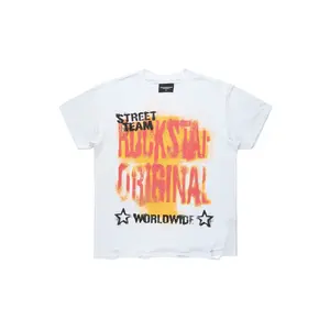 Crest White Oversized Graphic T-Shirt Crest White Oversized Graphic T-Shirt