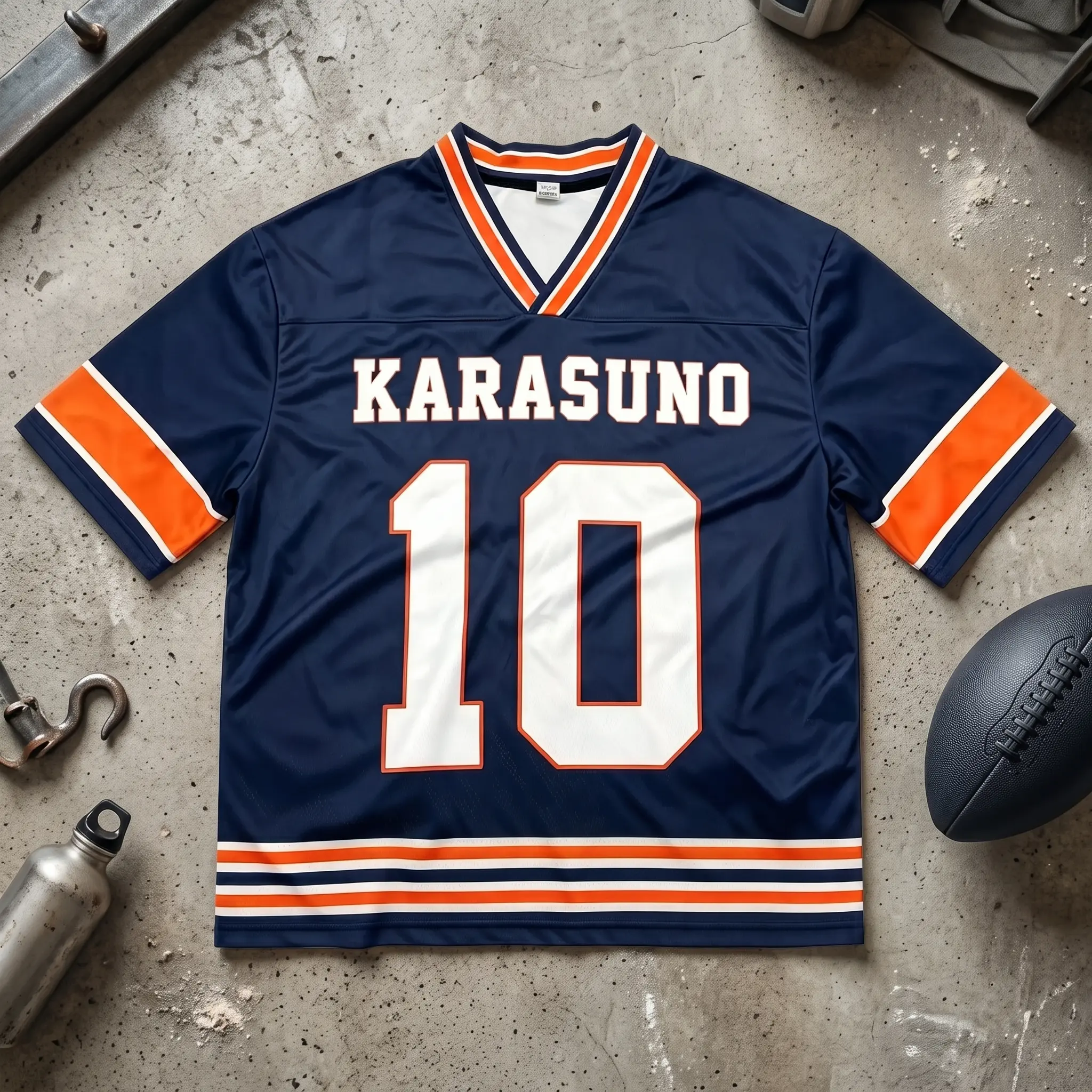 Haikyuu Karasuno Hinata Shoyo 10 Cropped Jersey, Men's Short-Sleeve Sports T-Shirt,Mesh Fabric, Retro Anime Style, Anime Print, Everyday Wear Streetwear Casual Top