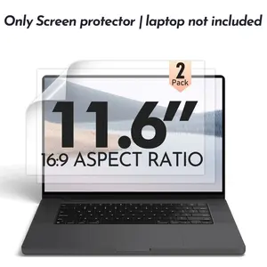 [Gavnboon] 2-pack 11.6-inch HD laptop screen protector - anti-scratch/anti-glare/anti-fingerprint/easy to install, suitable for Lenovo/HP/Dell, etc., screen aspect ratio 16:9, home/office/game scenarios