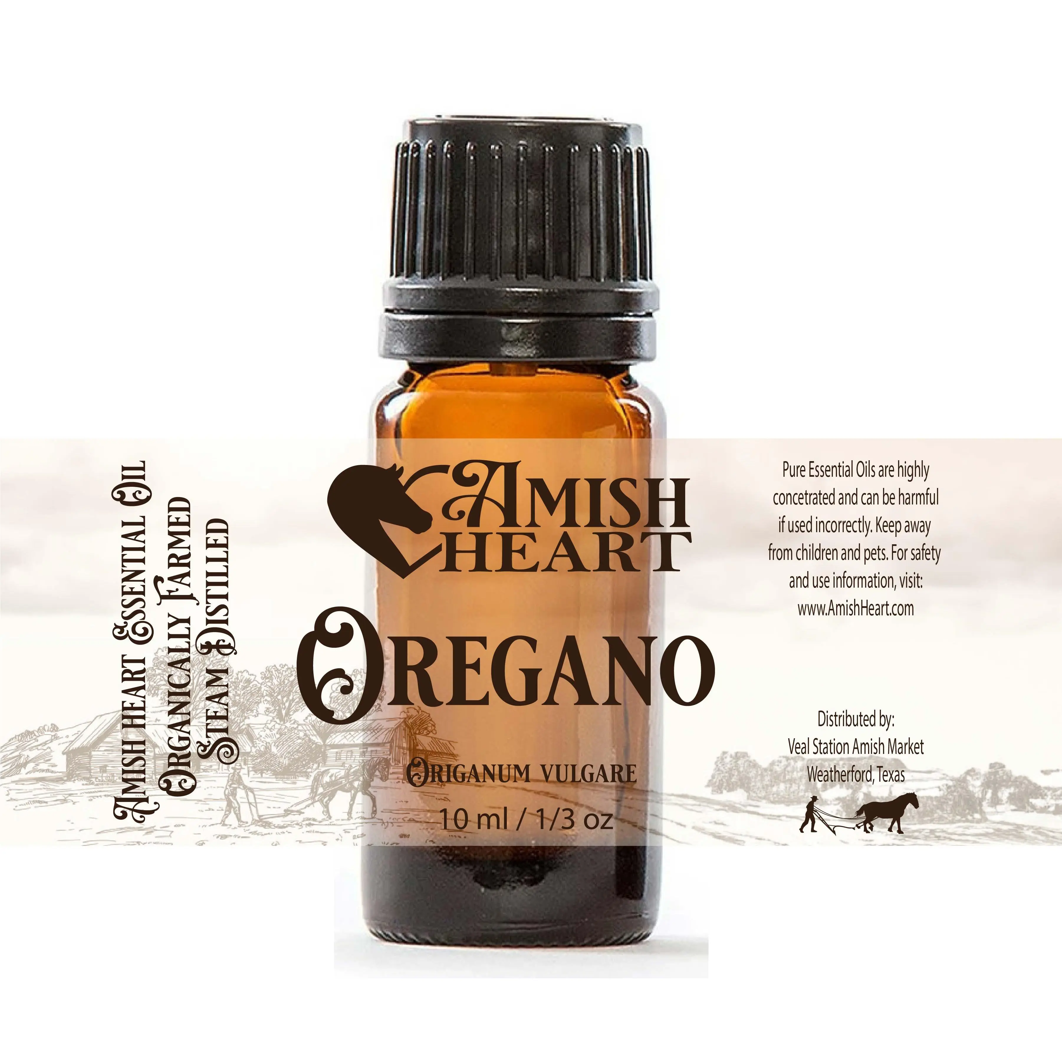 Oregano Essential Oil | Potent & Protective | Amish Heart