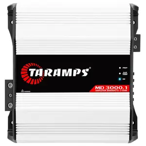 Taramps MD 3000.1 1-Ohm Car Amplifier, 3000W RMS Full Range Digital Monoblock Class D MOSFET Amp, Crossover, Low/High Pass Filter, Bass Boost, Level Control, LED Indicator, High Performance Car Audio