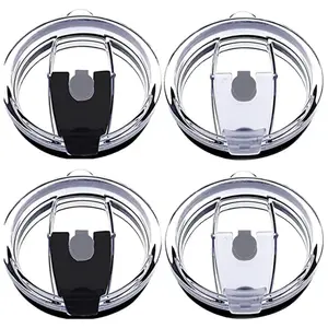 4 pcs Spillproof Tumbler Lids 20 Ounce Tumbler Covers Insulated Splash Resistant Lid for Beast, Juro, Ozark Trail, Rae Dunn, Atlin