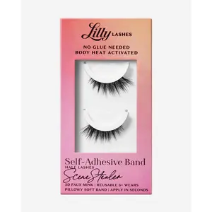 SceneStealer Half Lash 3D Faux Mink Self-Adhesive False Eyelashes
