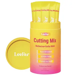 LeeFar Daily Drink Mix - Strawberry Acai Flavor, 30-Serving Edible Vitamin Powder Dietary Supplement -5LF Fitness