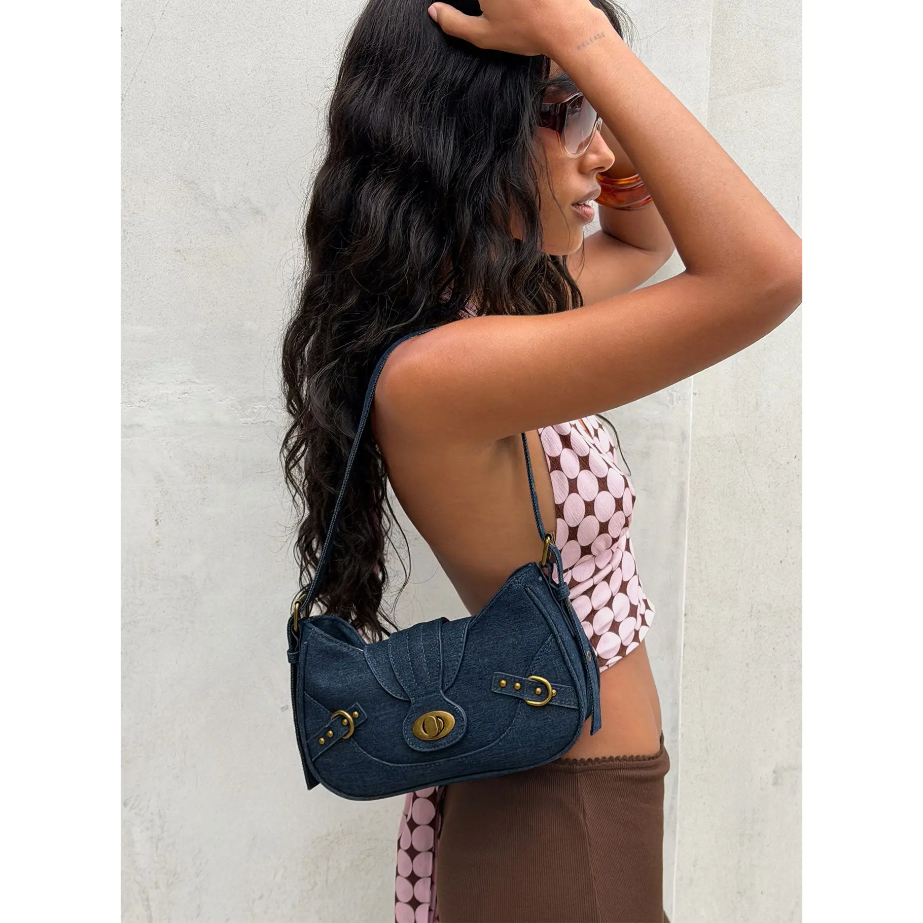 Limey Bag Blue Denim