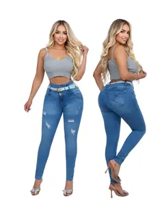 Jeans Levantacola Colombiano Women's High-Waist Skinny Fit