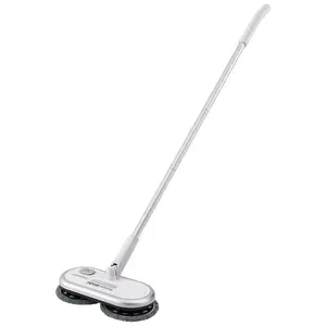 VEVOR Cordless Electric Mop, Up to 70 mins Powerful Battery, Electric Spin Mop with Dual Spinning Mop Heads, 4 Microfiber Pads & 2 Floor Scrubber Pads, for Hardwood Floor/Bathroom/Tile Floor Cleaning