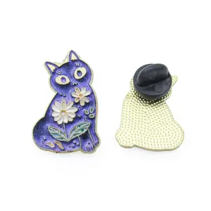 Iridescent Cat Enamel Pin