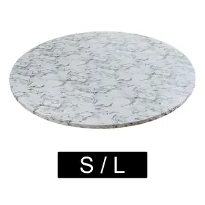 Round Vinyl  Tablecloth Table Cloth Elastic Edge with Flannel Backing