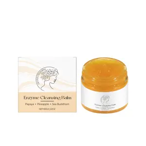 Gentle Enzyme Deep Cleansing Hydrating Balm for All Skin Types - Daily Use Non-Tightening Face Wash