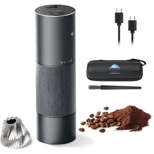 Portable Coffee Bean ,Electric Coffee ,Coffee  with 90   Setting,Auto-Stop & -Button,Burr Coffee Bean for Espresso,Pour-Over,  Press Moka, with Bag