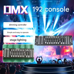 192 DMX 512 Stage DJ Light Controller Lighting Mixer Board Console for Light Shows, Party Disco Pub Night Club DJs KTV Bars and Moving Heads