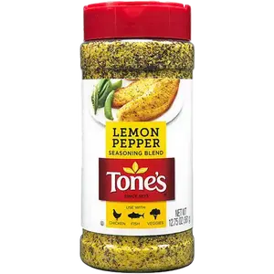 Tone's Lemon Pepper Seasoning Blend, 12.75 oz. (00033)