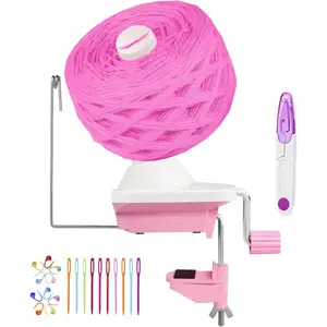 Yarn Winder, Yarn Ball Winder, Easy Install and Efficiently for Crocheting Hand Operated Spinner for Knitting Lovers ()